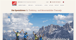 Desktop Screenshot of go-alps.de
